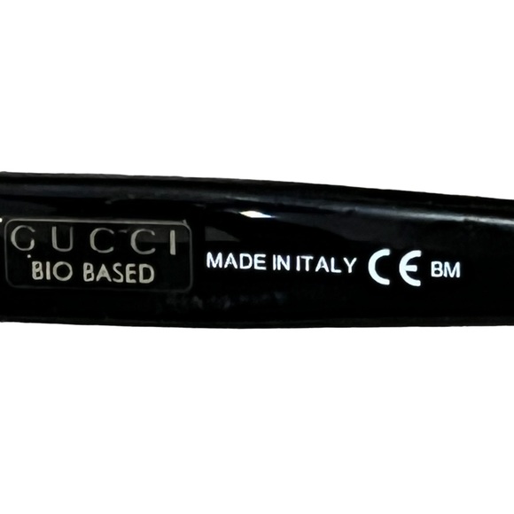 GUCCI Gucci Bio Based QHR03BWEMG Wayfarer Style Frames/Glasses Black Unisex - Picture 2 of 13